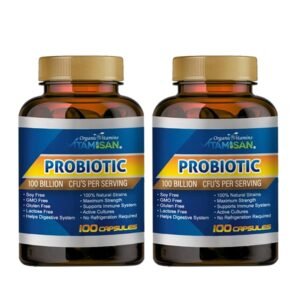 8c2bdee1-6799-40e7-adce-97a1970faae2.jpeg Probiotic 100 capsules Vitamisan Sale 2 BOTTLE PACK 100 billion