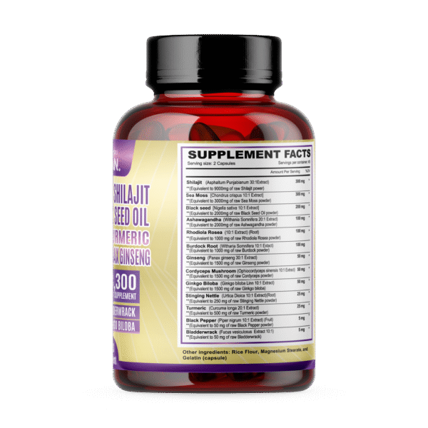 AASHAWANDA-LATERAL2.png Vitamisan Ultra Vitality Complex – 23,300mg Mega Blend with Ashwagandha, Shilajit, Sea Moss, Black Seed Oil + 12 Super Adaptogens