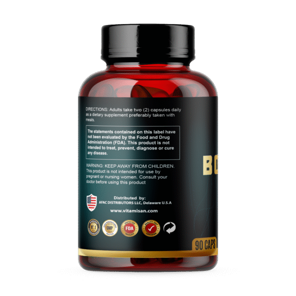 BOTELLA-NEGRA-lateral-1.png Premium Nootropic Brain Supplement | Energy, Clarity, Mood | Vitamisan 90 Capsules