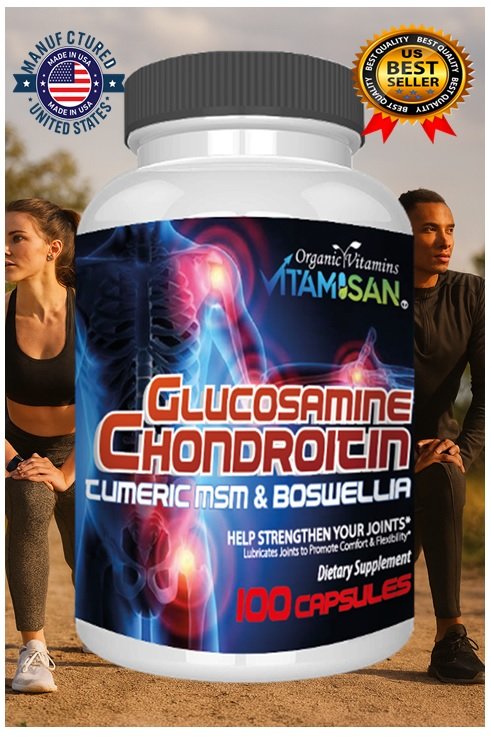 Boswellia-Serrata-Extract-glucosamine-Joint-Support-Supplement-100-Capsules-1.jpg Glucosamine Chondroitin with Turmeric, MSM & Boswellia – Joint Support Supplement for Mobility, Comfort & Flexibility – 100 Capsules by Vitamisan