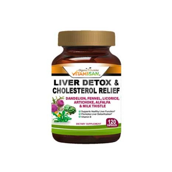 LIVER DETOX AND COLESTEROL RELIEF VITAMISAN