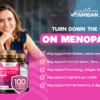 Menopause Probiotic for Women – 100 Billion CFU | Natural Hormone Balance, Hot Flash & Mood Relief, Vaginal & Gut Health Support | 4-in-1 Menopause Supplement | Vegan, Non-GMO, USA Made – 60 Capsules