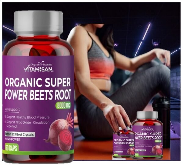 WhatsApp-Image-2025-04-07-at-6.34.39-PM-3-Copy.jpeg Vitamisan Organic Super Power Beets Root 8000mg – 60 Capsules Natural Heart & Circulation Support | Nitric Oxide Booster