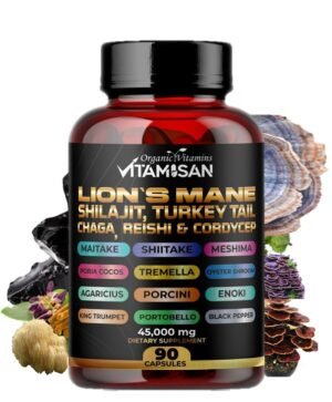 WhatsApp-Image-2025-05-15-at-5.24.55-PM.jpeg Lion Mane Mushroom Complex 45000mg with Shilajit 90 Caps USA VITAMISAN
