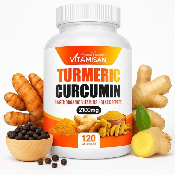 WhatsApp-Image-2025-06-20-at-5.54.44-PM-2.jpeg Turmeric Curcumin 2100mg with Black Pepper & Ginger - Anti-Inflammatory, Joint Support, Immune Booster - 120 Capsules - Organic, High Potency, Natural Pain Relief Supplement"
