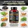 Lion Mane Mushroom Complex 45000mg with Shilajit  90 Caps USA VITAMISAN