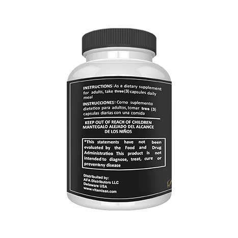 collagen-peptiles-1.jpg Multi Collagen Peptides VITAMISAN AFAC 120 Caps – Hair, Skin, Nails & Joint Support | Type I, II, III, V, X