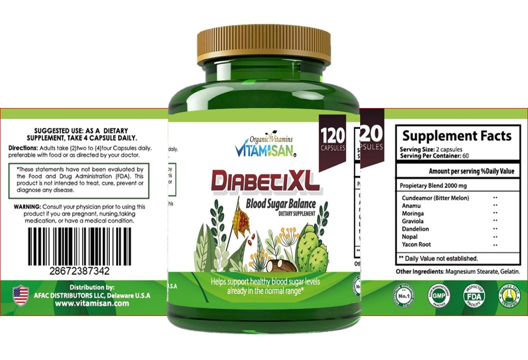 DiabetiXL Blood Sugar Balance 120 caps