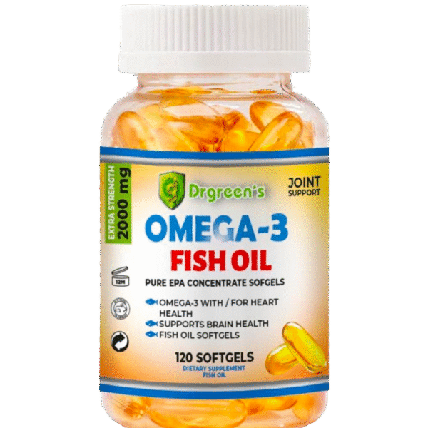 fishoil.png OMEGA FISH OIL DRGREENS 100 SOFTGELS