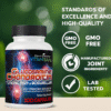 glucosamineinfi-1.png Glucosamine Chondroitin with Turmeric, MSM & Boswellia – Joint Support Supplement for Mobility, Comfort & Flexibility – 100 Capsules by Vitamisan