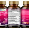 Menopause Probiotic for Women – 100 Billion CFU | Natural Hormone Balance, Hot Flash & Mood Relief, Vaginal & Gut Health Support | 4-in-1 Menopause Supplement | Vegan, Non-GMO, USA Made – 60 Capsules
